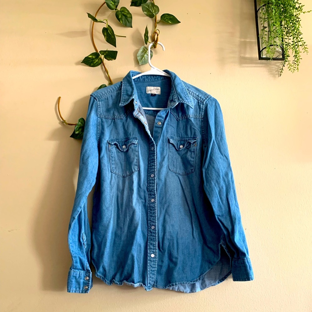 ✨Cotton long sleeve button up✨